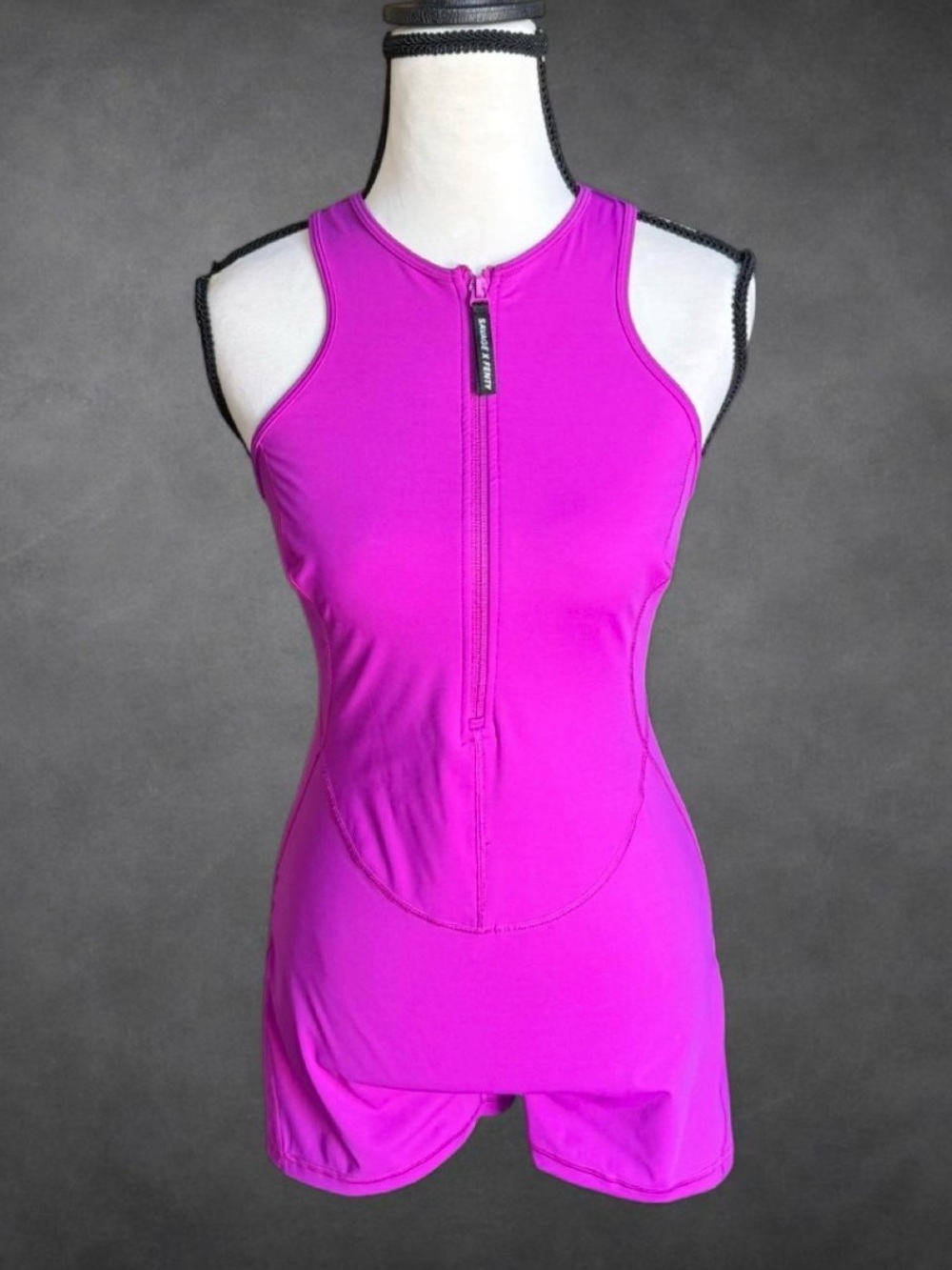 Savage X Fenty Zip Front Active Romper - Small (estimated)